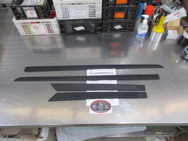 Hyundai I30 Genuine Outer Black Door Moulding Kit New Part