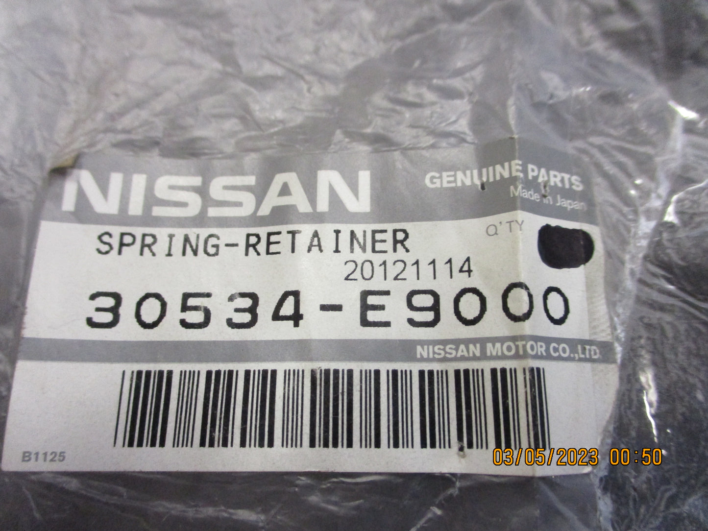 Nissan 240Z-260Z-200SX-300ZX Genuine Clutch Withdrawl Lever Retainer Spring New Part