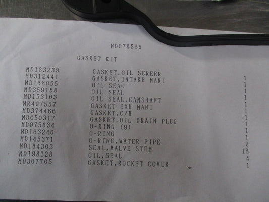 Mitsubishi Lancer 2.0Ltr Genuine Engine Overhaul Gasket Set New Part