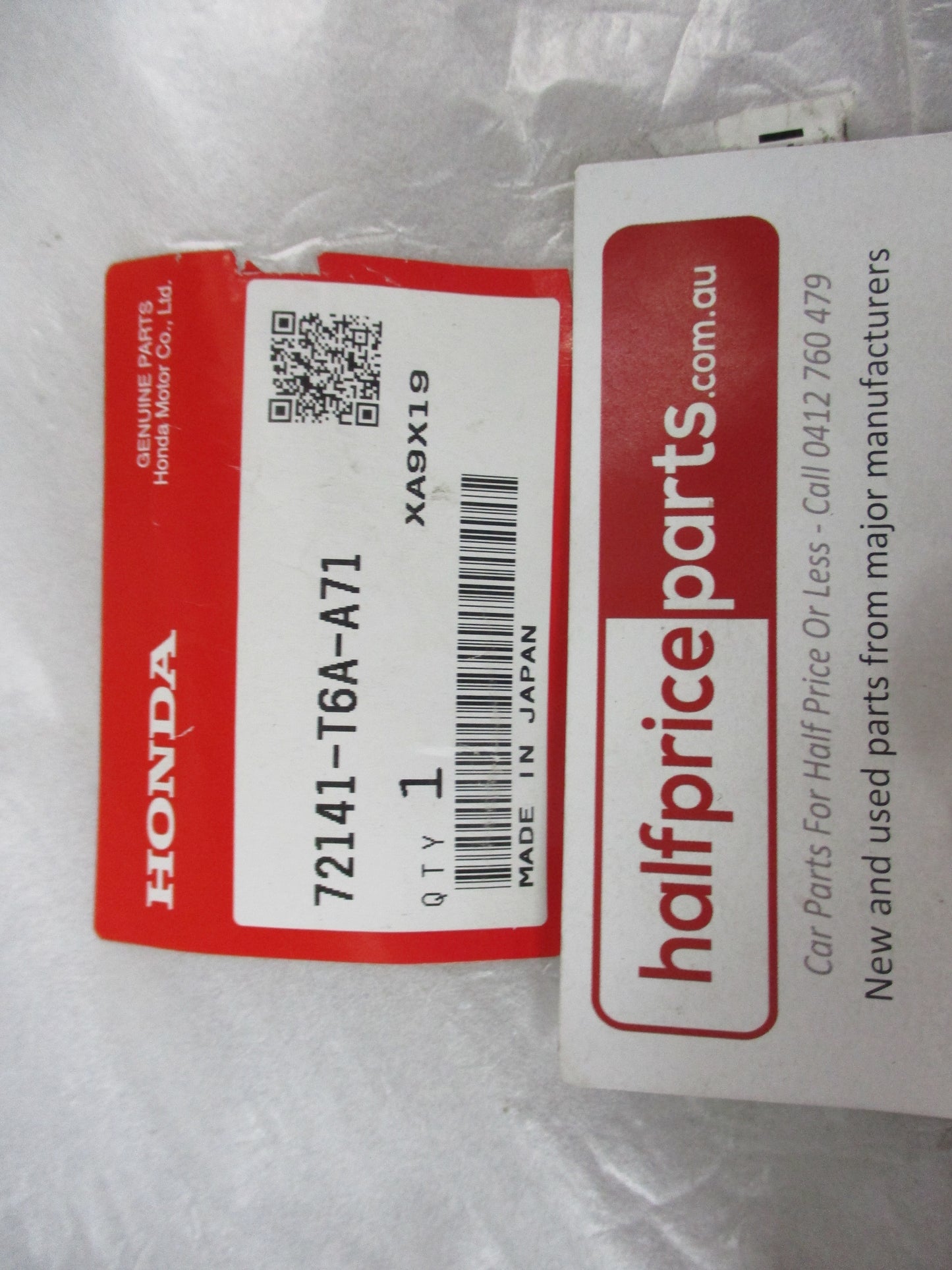 Honda Odyssey RC1 Genuine Right Hand Front Chrome Outer Door Handle New Part