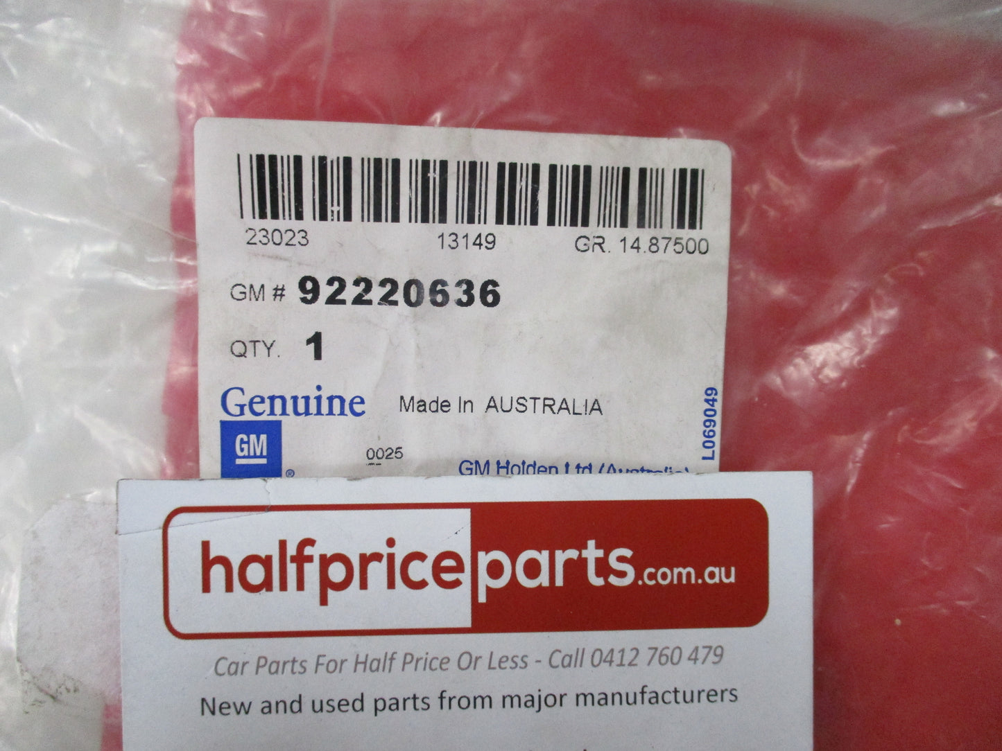 Holden VF Commodore/Caprice/WN Genuine Rear Seat Belt Retractor Housing