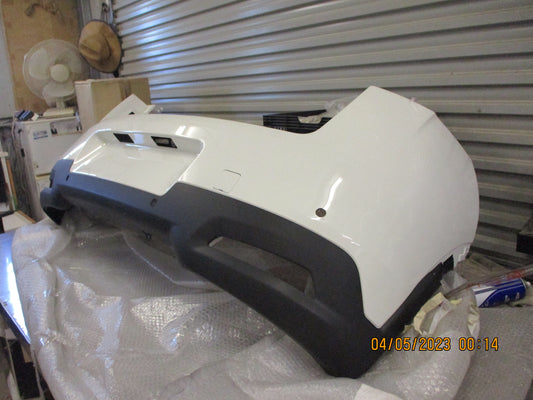 Peugeot 4008 Genuine Rear Bumper Bar Cover With Sensor Holes New Part