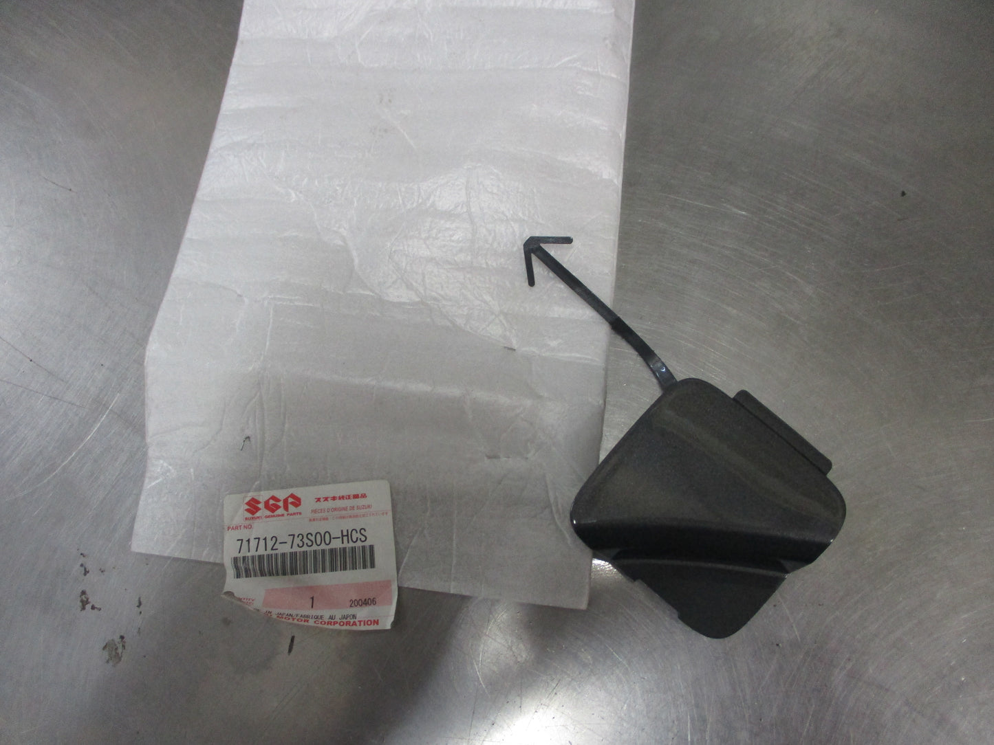 Suzuki Ignis Genuine Tow Eye Hook Cover Factory Dark Grey New Part