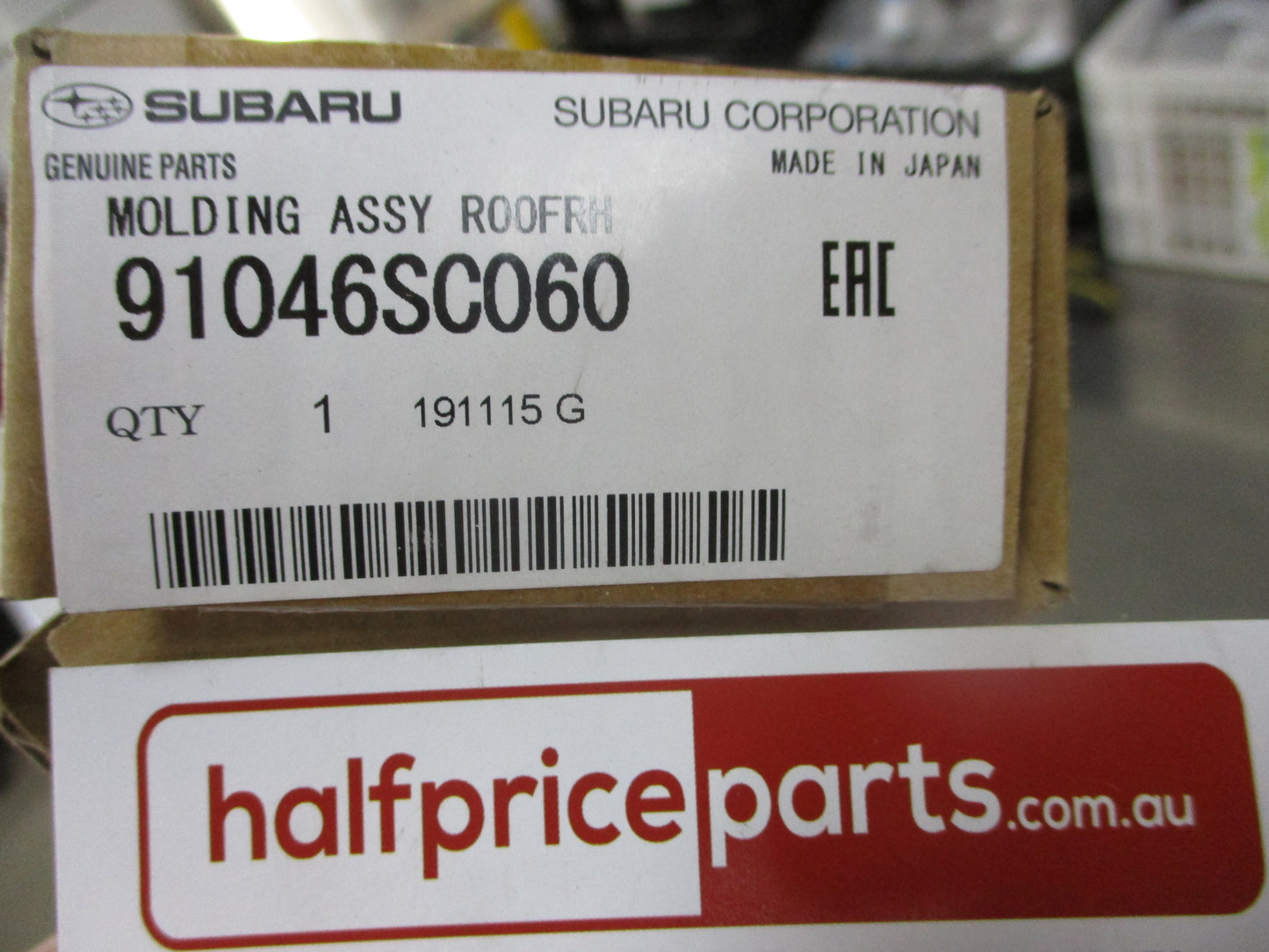 Subaru Forester Genuine Right Hand Rear Roof Molding New Part