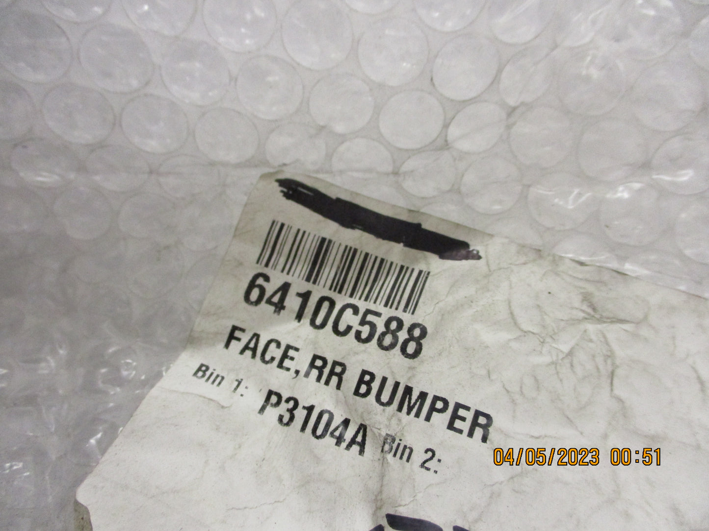 Mitsubishi ASX Genuine Rear Bumper Bar Cover With Sensor Holes New Part