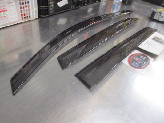 Mitsubishi ASX Genuine Weather Shield Set Front Passenger And Rear 2  New Part