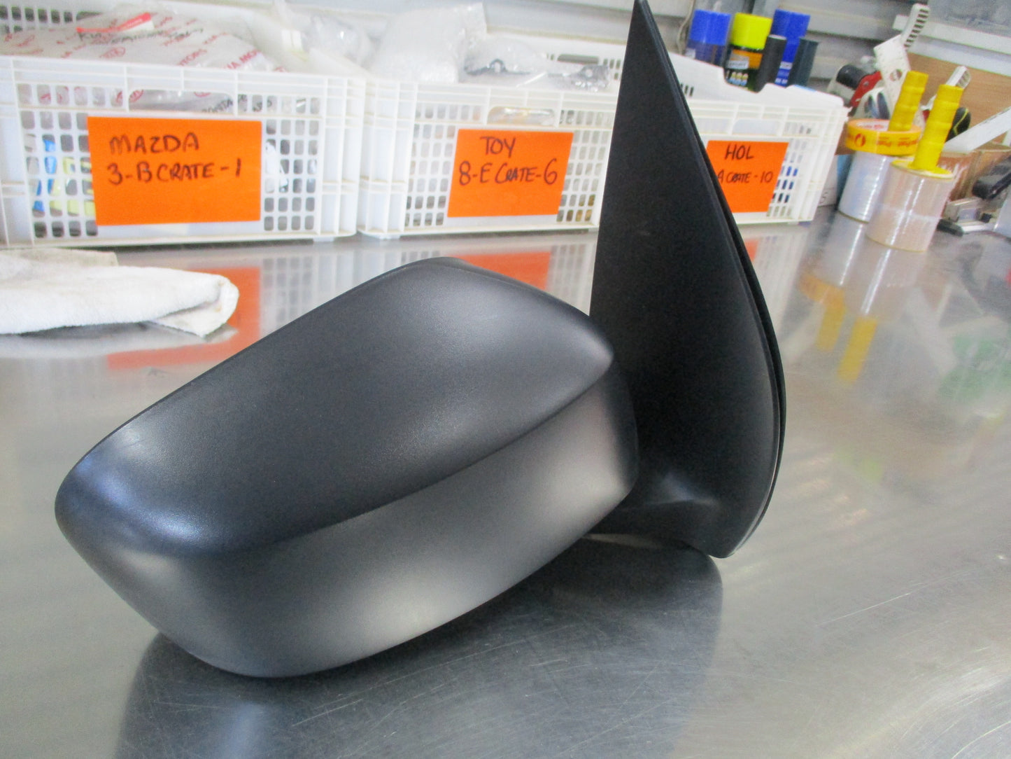 Nissan D40 Navara Drivers Side Mirror Assy Black New