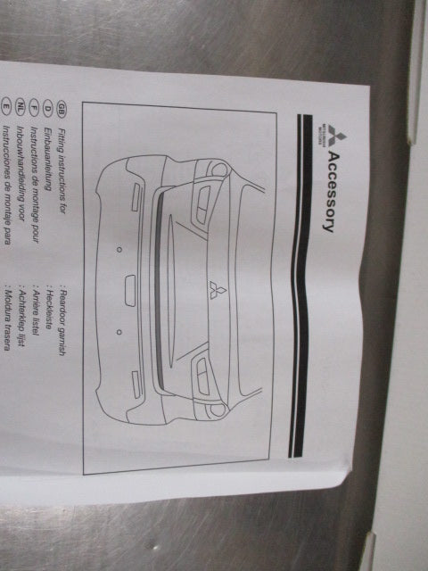 Mitsubishi ASX XA/XB/XC Genuine Rear Chrome Tailgate Protector New Part