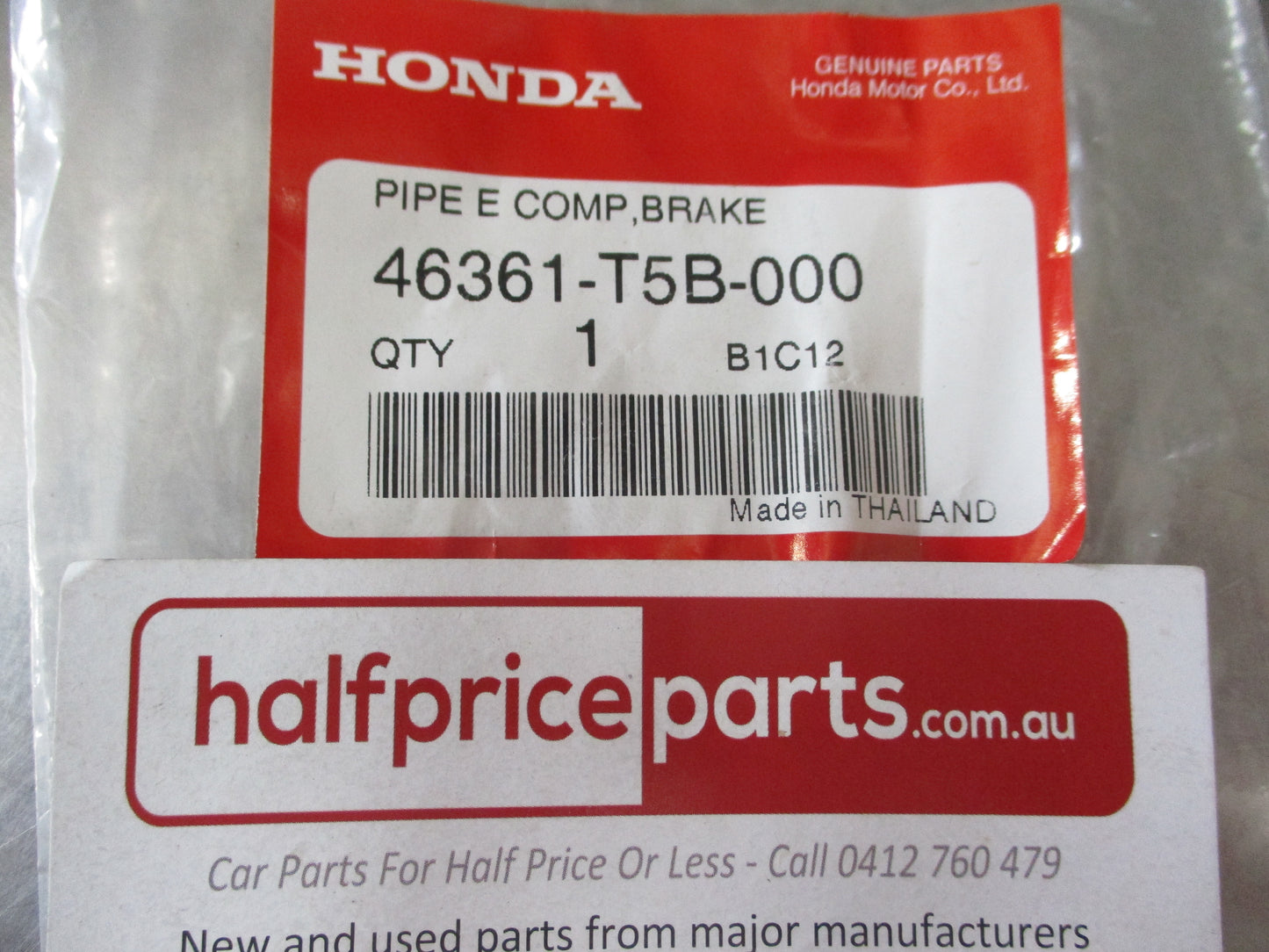 Honda Fit Genuine Pipe E-L Brake Pipe New Part