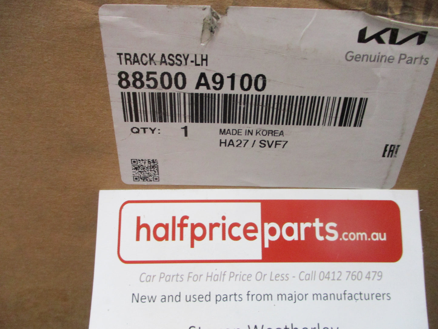 Kia Carnival Genuine Passenger Front Seat Base New Part