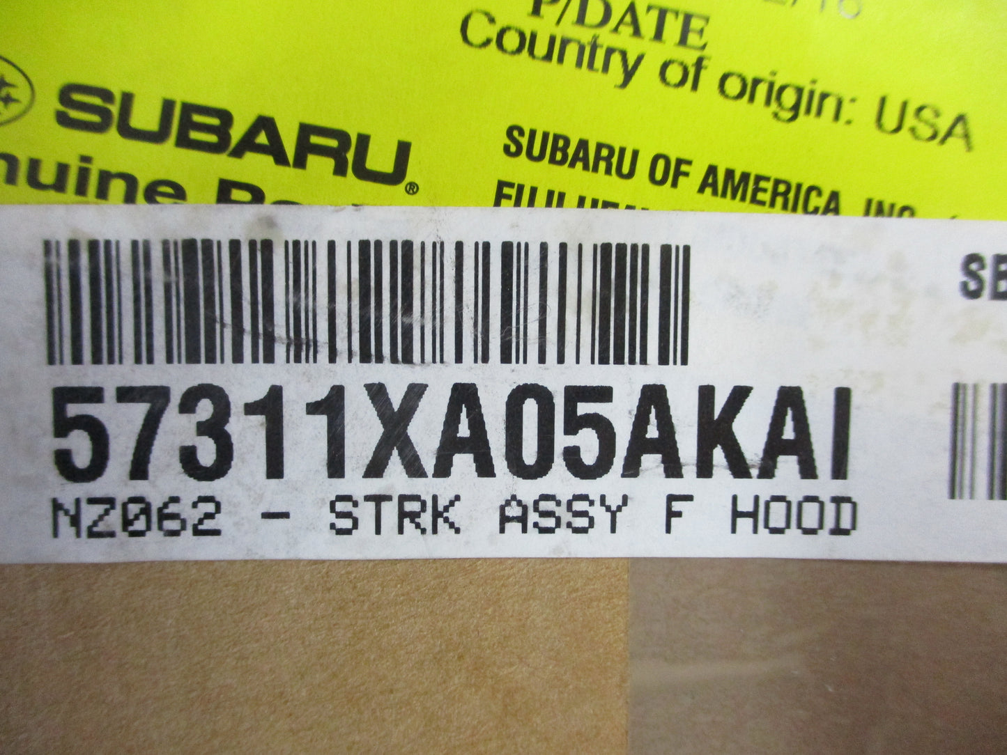 Subaru Forester Genuine Bonnet Striker New Part