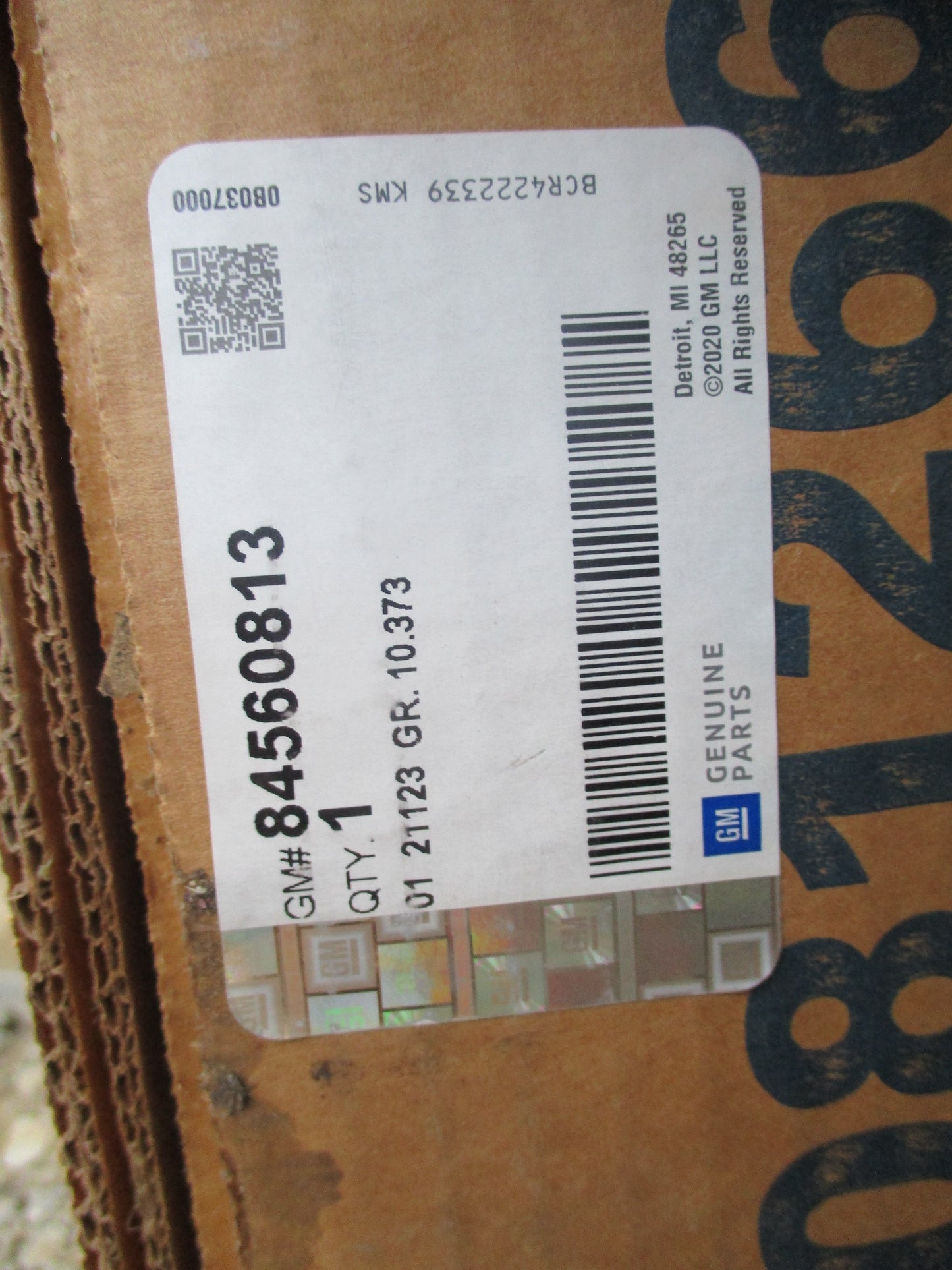 Holden Acadia Genuine Left (Passengers) Rear Door Assy New