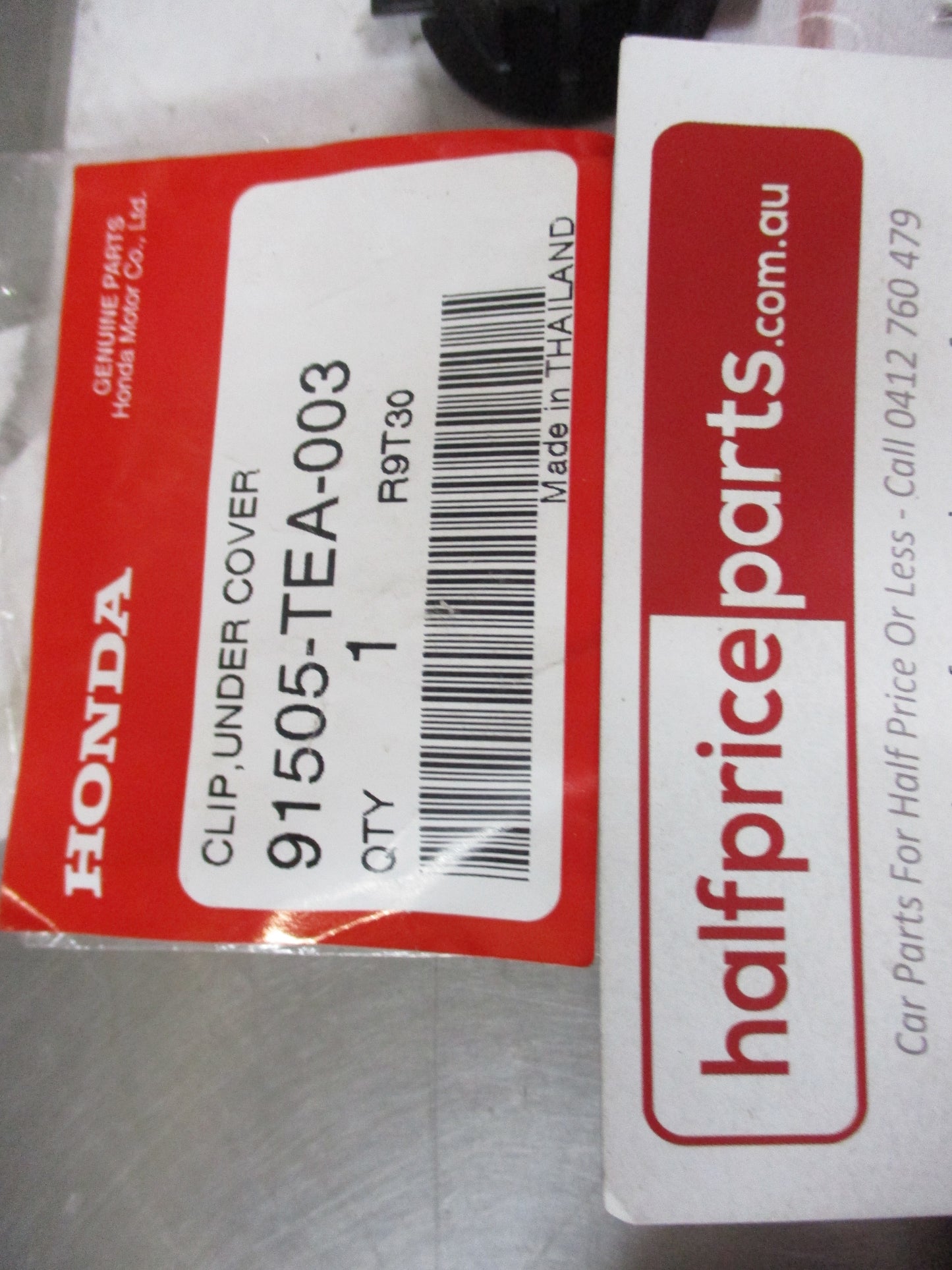 Honda Civic Genuine Under Body Protector Clip New Part