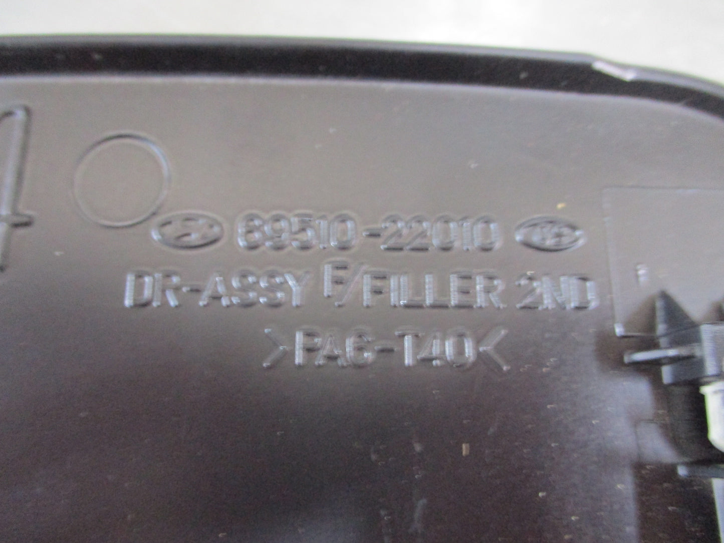 Hyundai Excel Genuine Fuel Filler Door Assembly (Unpainted) New Part