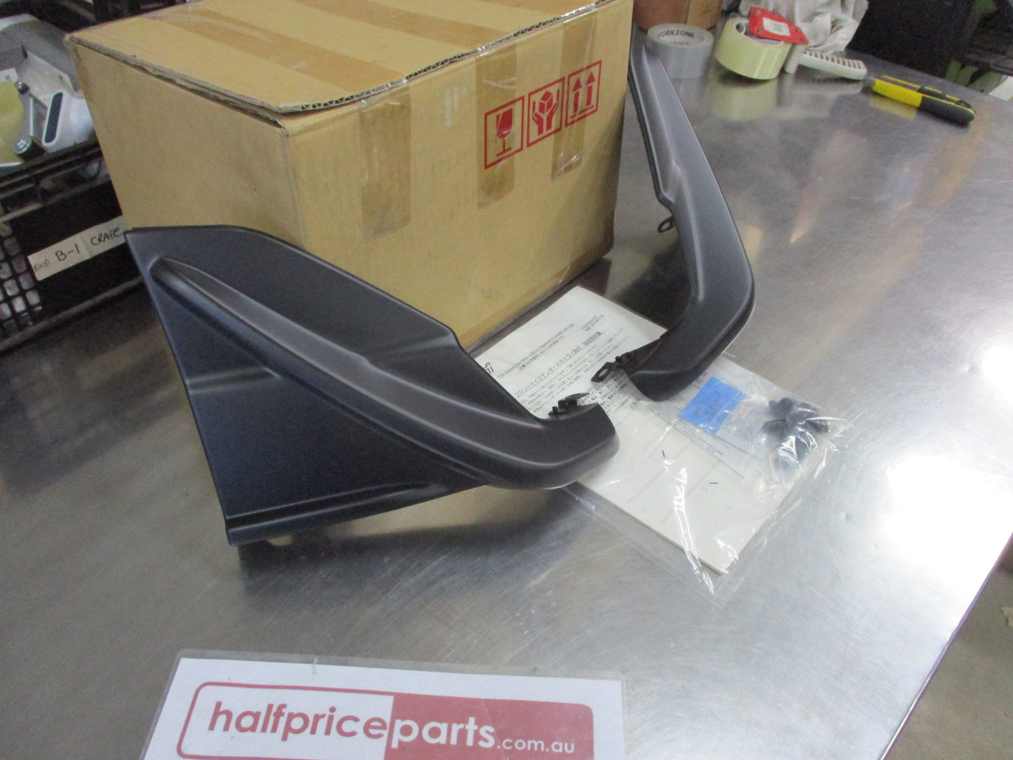 Subaru STI Genuine Front Side Flap Set New Part