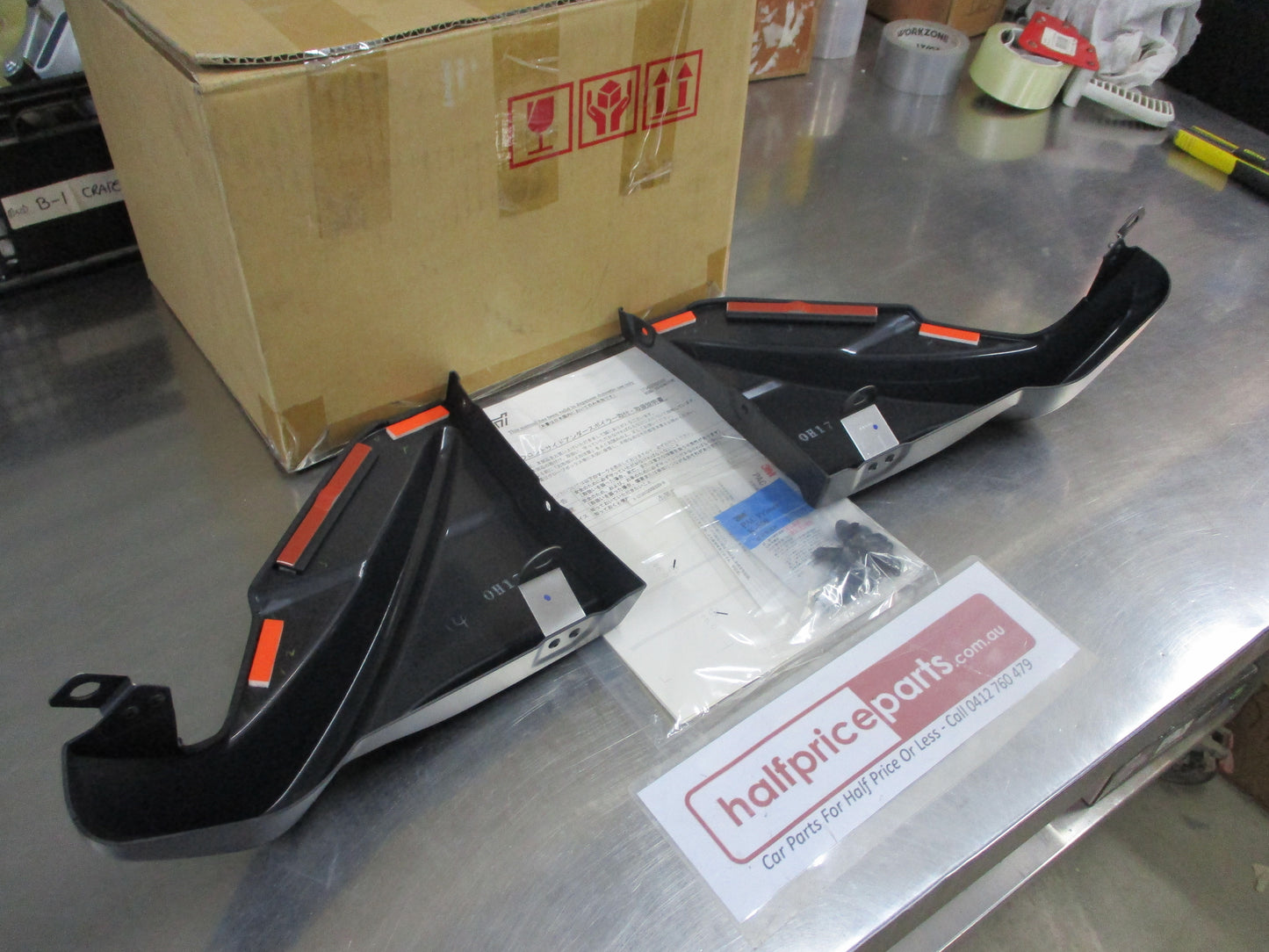 Subaru STI Genuine Front Side Flap Set New Part