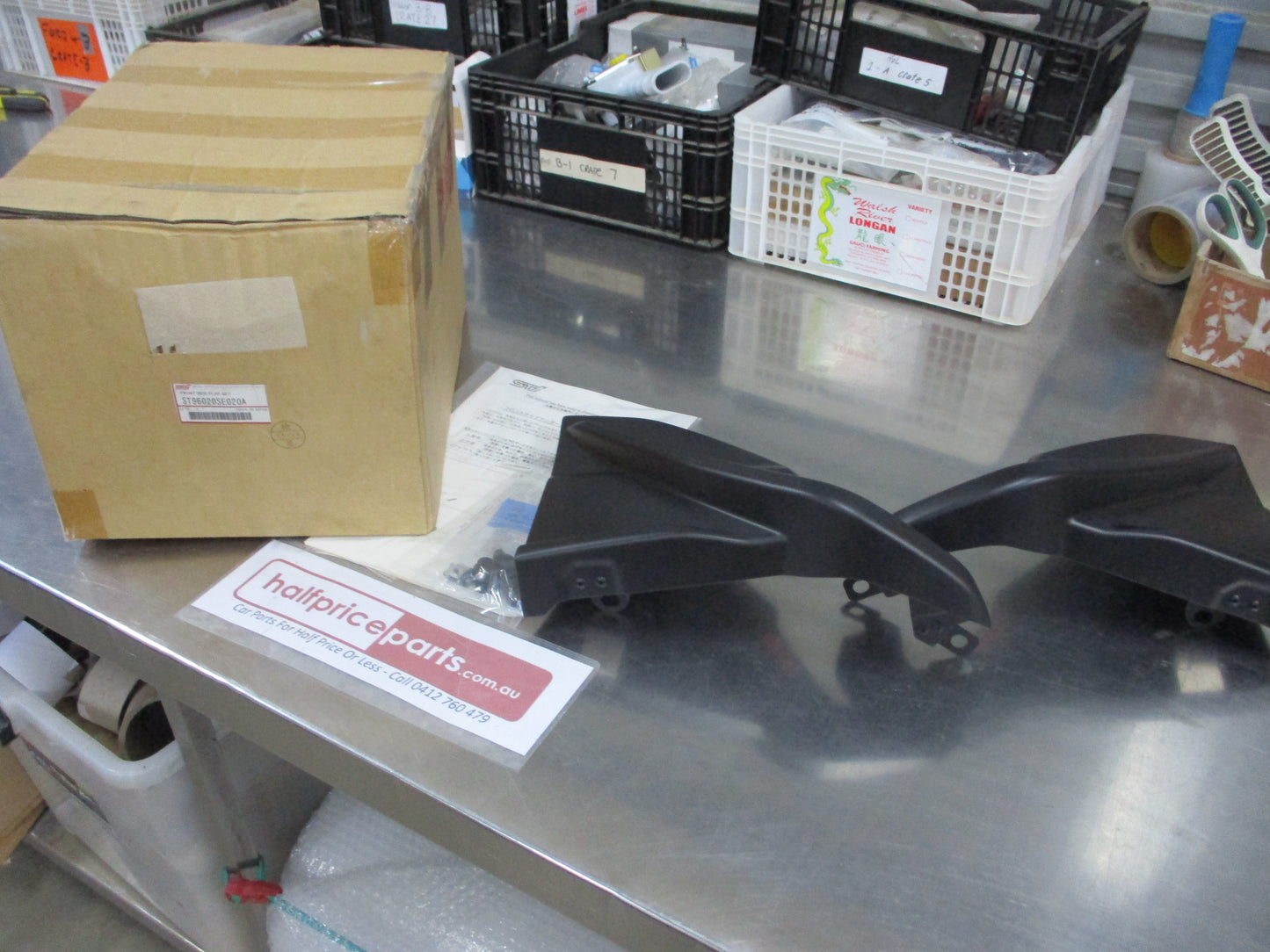 Subaru STI Genuine Front Side Flap Set New Part