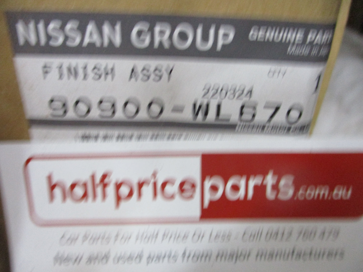 Nissan Elgrand E51 Genuine Rear Tail Gate Lower Door Trim New Part