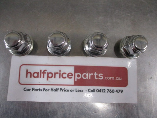 Mitsubishi Magna/Pajero/Eclipse/Galant/3000GT Genuine Chrome Wheel Nuts Set Of (4) New Part