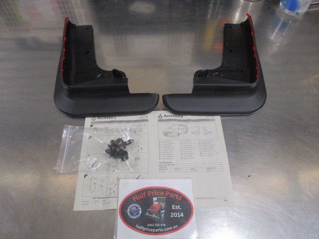Mitsubishi Outlander Genuine Front Mud Flap Kit Screw /Instruction New Part