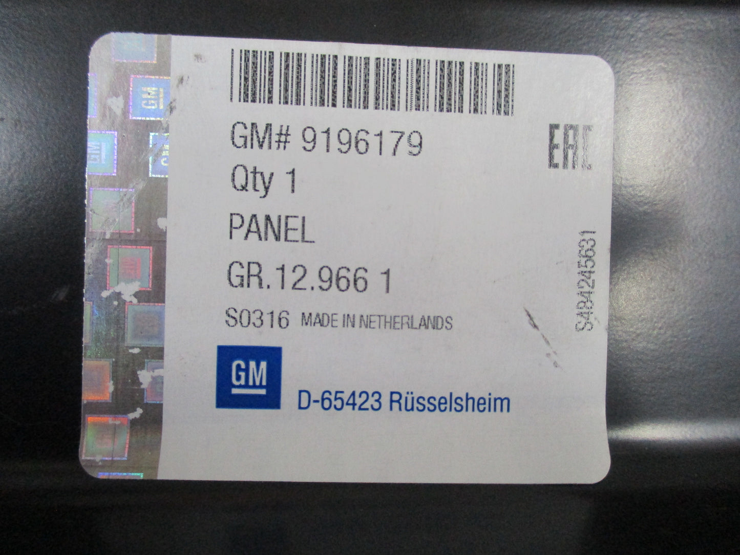 Opel Corsa C Genuine Rear Bumper Cross Member New