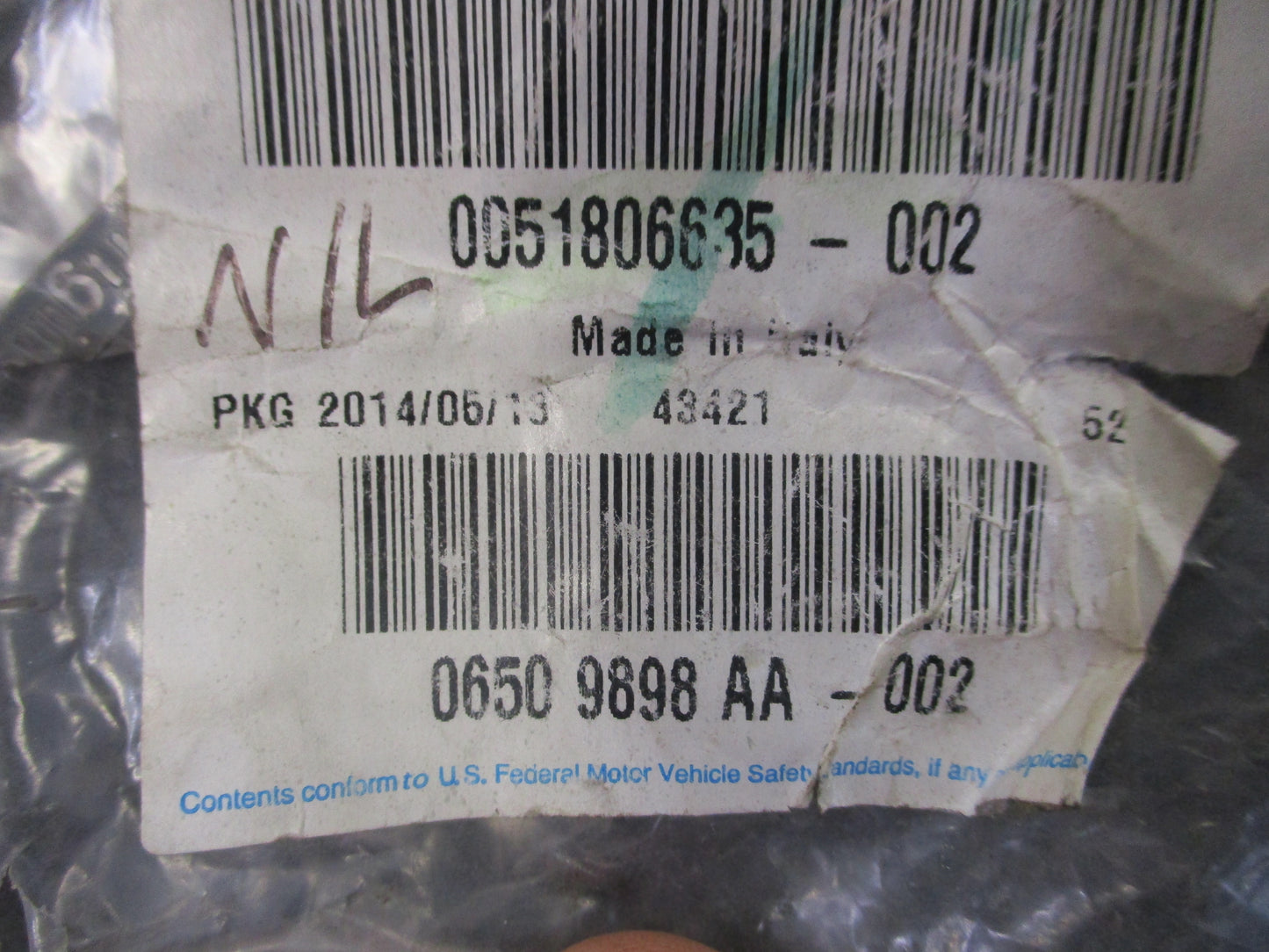 Jeep Renegade-Alfa Giulietta/Spider/4C Genuine Front Wheel Bearing Nut New Part