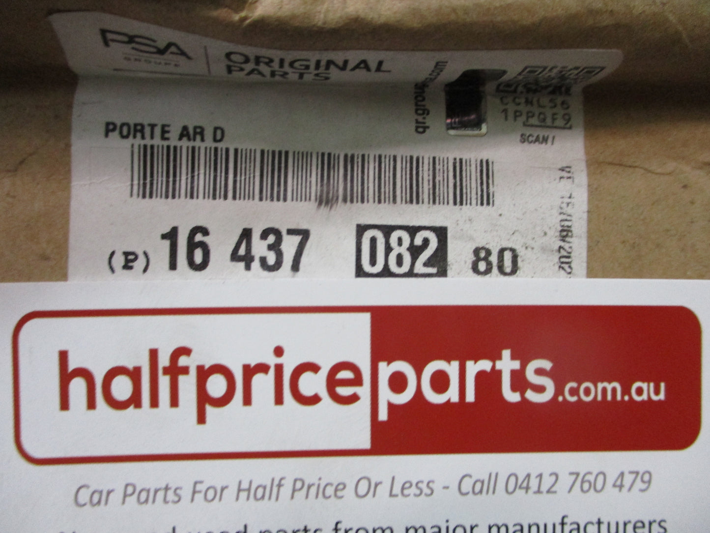 Citroen C4 Genuine Drivers Rear Door Assembley (Unpainted) New Part