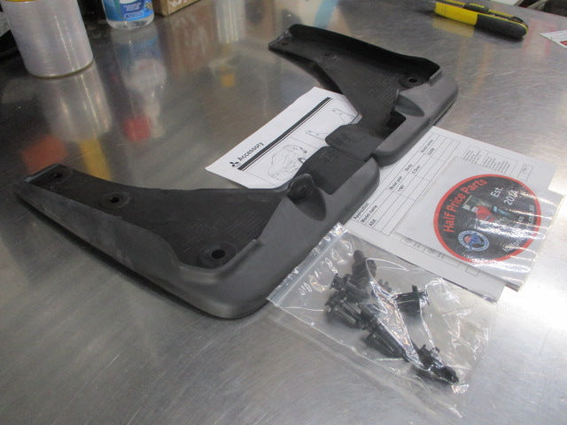 Mitsubishi ASX Genuine Front Mud Flap Set With Fitting Kit And Instructions New Part