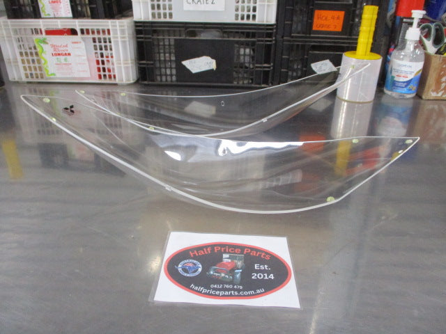 Mitsubishi Mirage Genuine Sedan Headlight Protectors With Instructions And Fitting Kit New Part