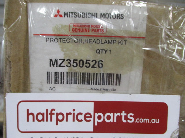 Mitsubishi Mirage Genuine Sedan Headlight Protectors With Instructions And Fitting Kit New Part