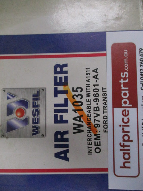 Wesfil Air Filter Suitable For Ford Transit Van 2.5Ltr New Part