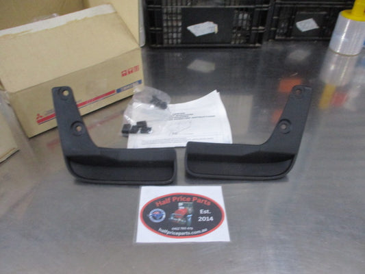 Mitsubishi Lancer Sedan Genuine Front Mud Flaps With Instructions/Fitting Kit New Part