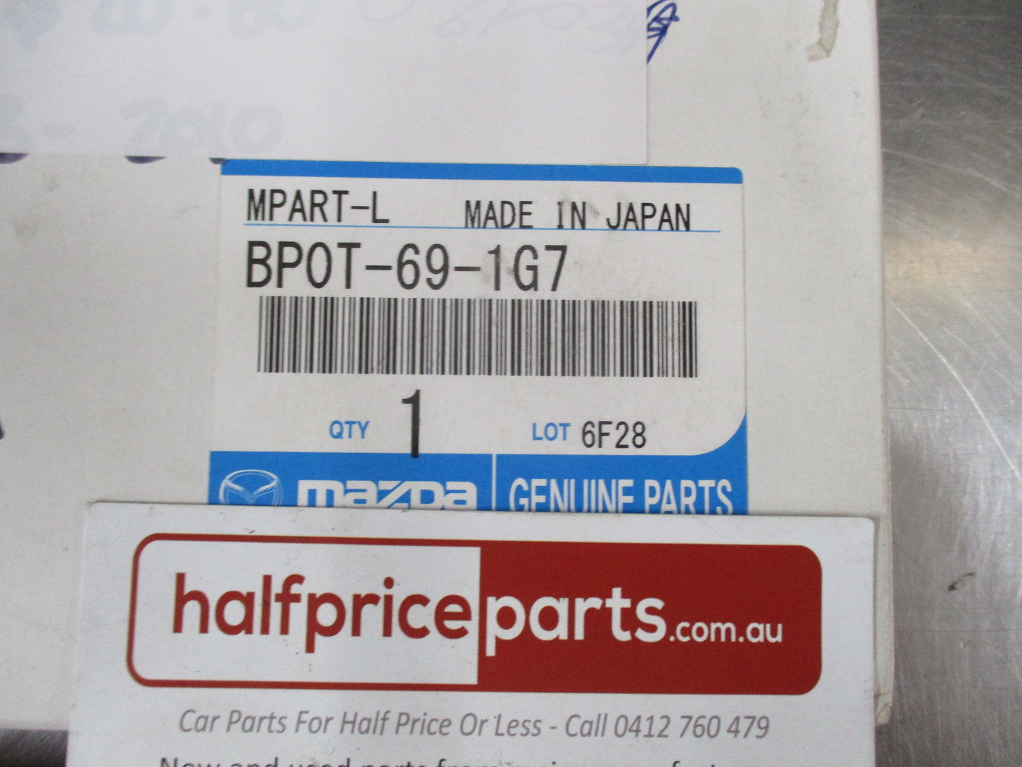 Mazda 3 Genuine Left Hand Front Outer Mirror Glass New Part