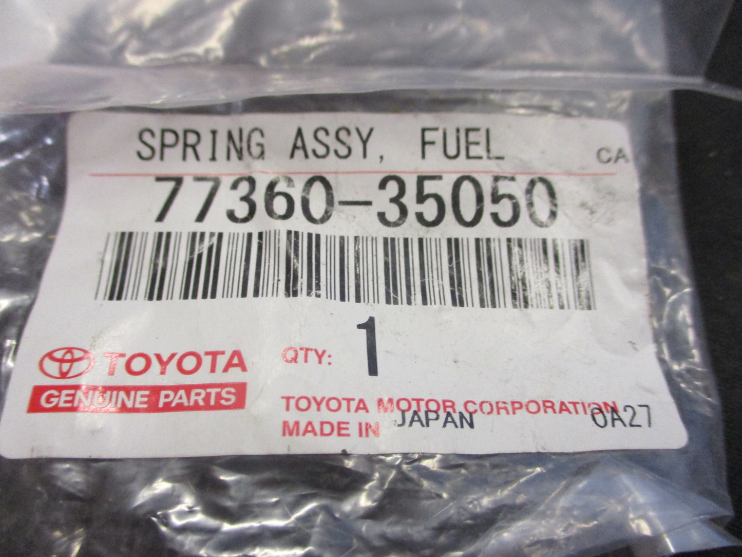 Toyota Hilux Genuine Fuel Flap Opening Spring New Part