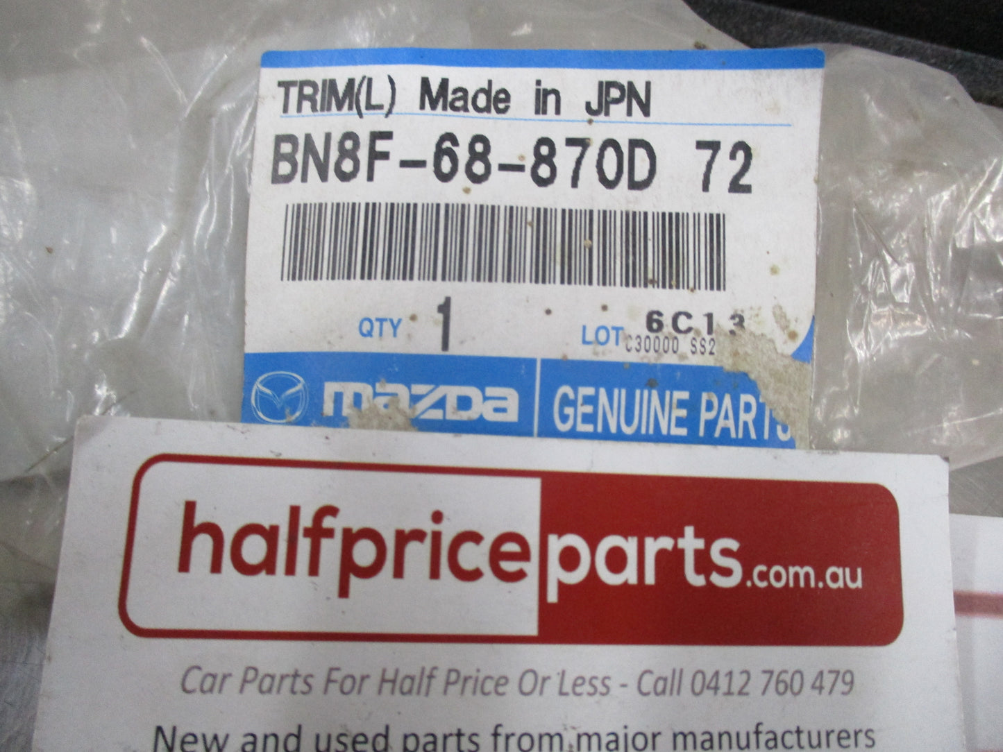 Mazda 3 BK Genuine Left Hand Rear Trunk Trim New Part