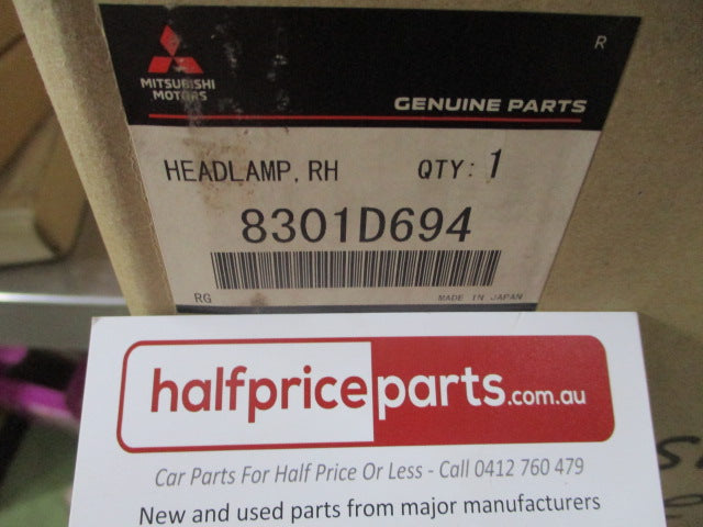 Mitsubishi Eclipse Cross Genuine Right Hand Front Head Light Assembly (Drivers) New Part