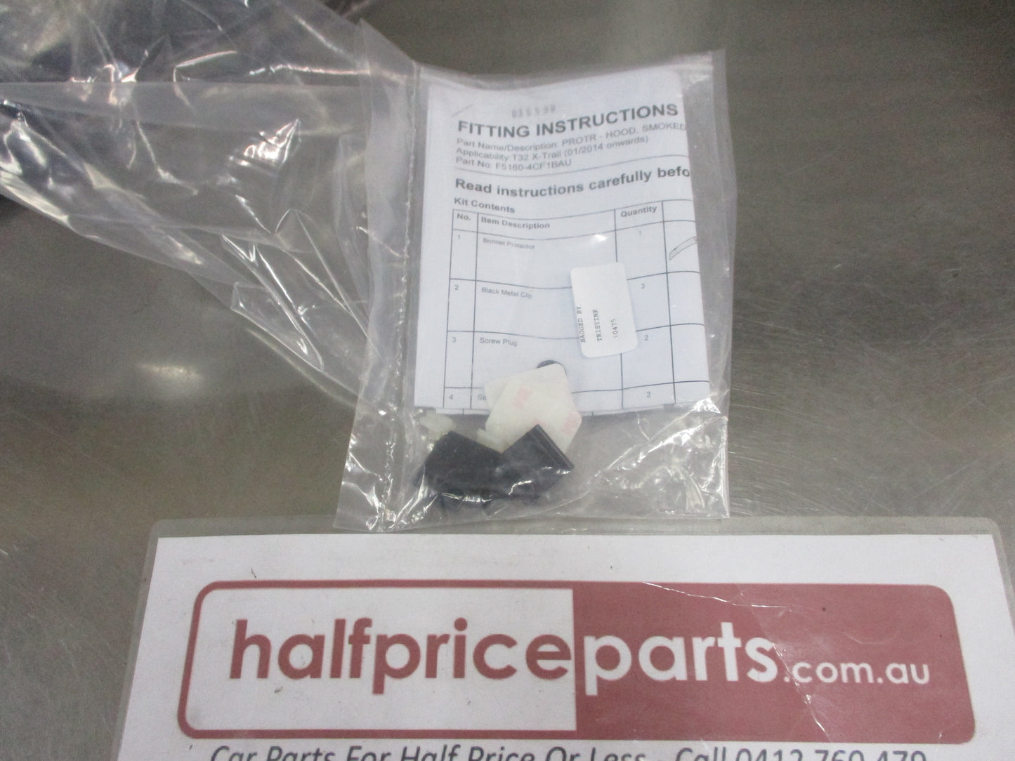 Nissan X-Trail T32 Genuine Tinted Bonnet Protector Kit New Part