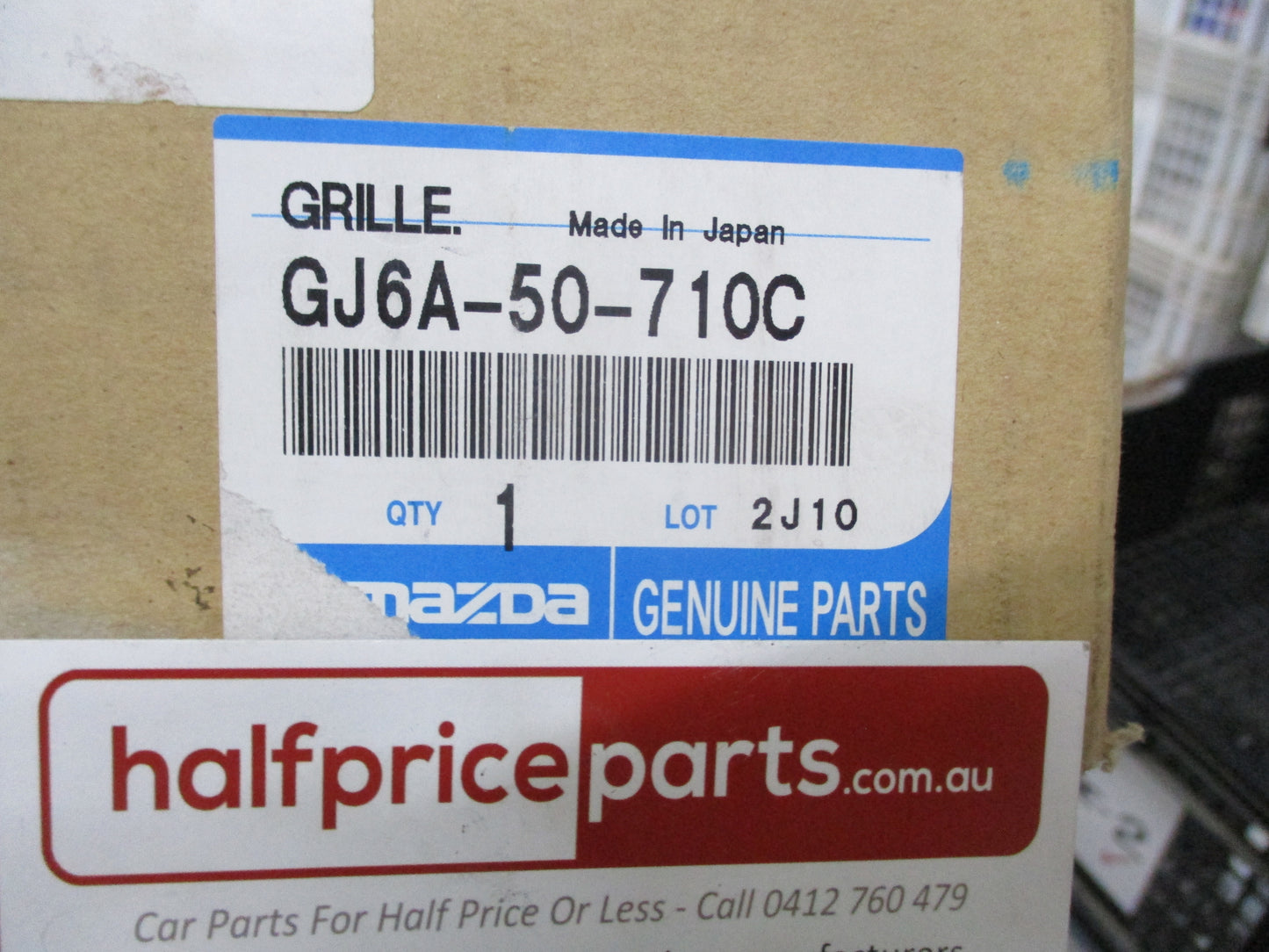 Mazda 6 GC-GY Genuine Front Radiator Grille (Chrome/Black) New Part