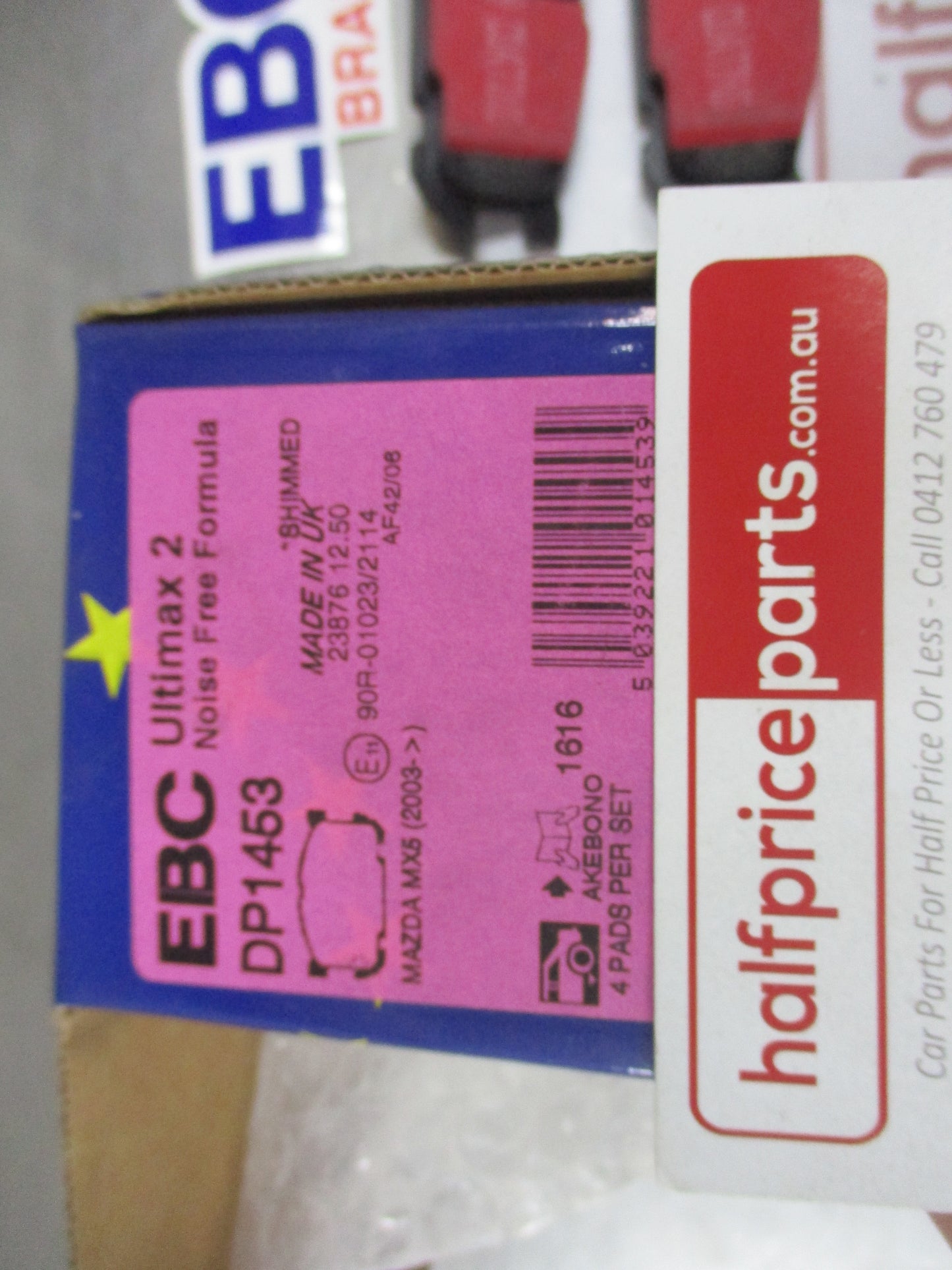 EBC Rear Disc Brake Pad Set Suits Mazda MX-5 New Part