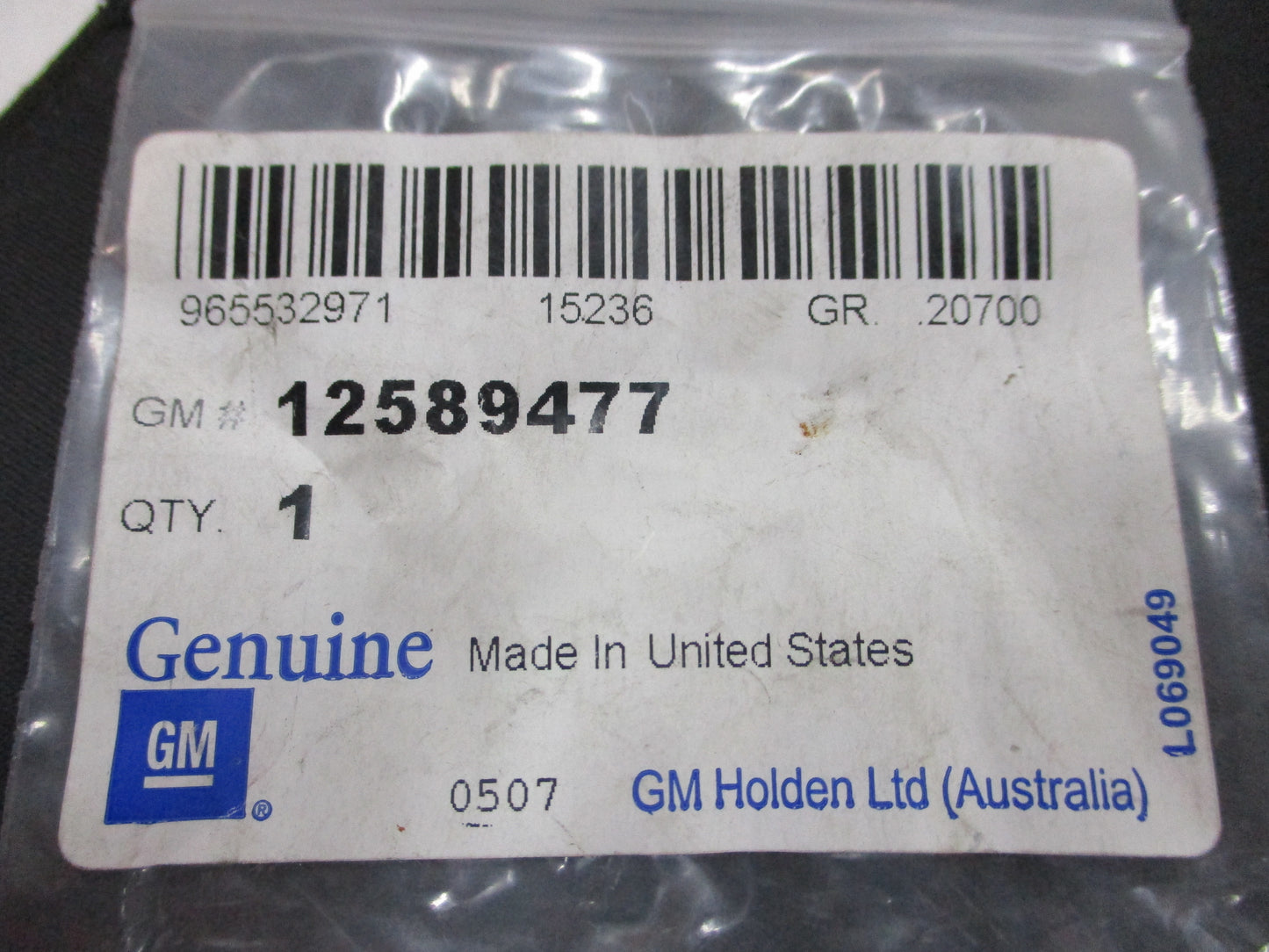 Holden Commodore V6 Alloytec Genuine Timing Chain Gasket New Part