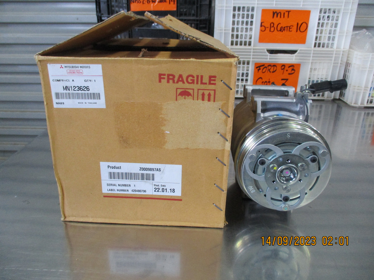 Mitsubishi Triton Genuine A/C Compressor And Clutch New
