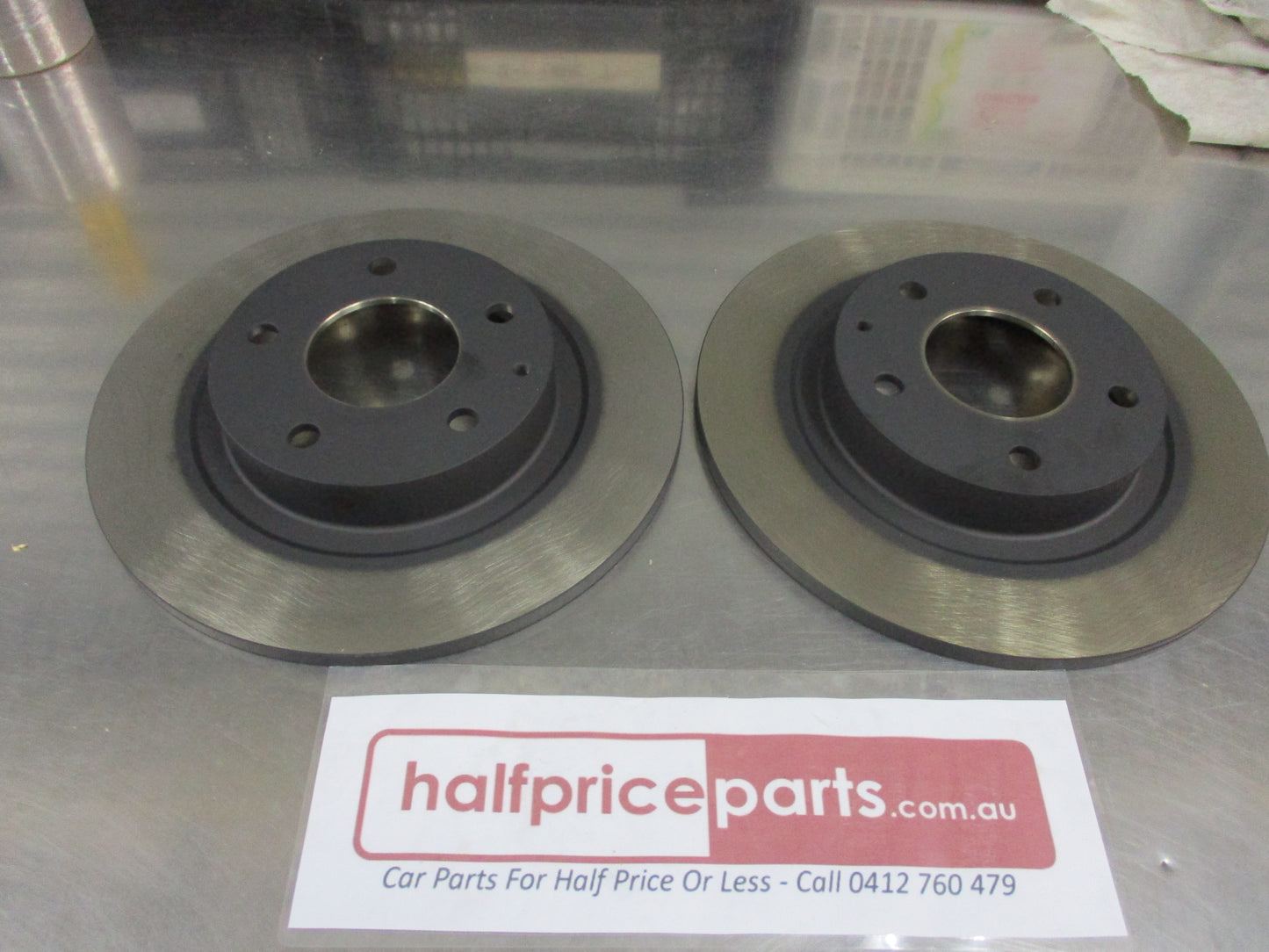Mazda 6 Genuine Rear Disc Brake Disc Rotors (Pair) New Part