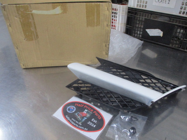 Mitsubishi Outlander Genuine Left Hand Lower Radiator Grille Assembly (Factory White) New Part
