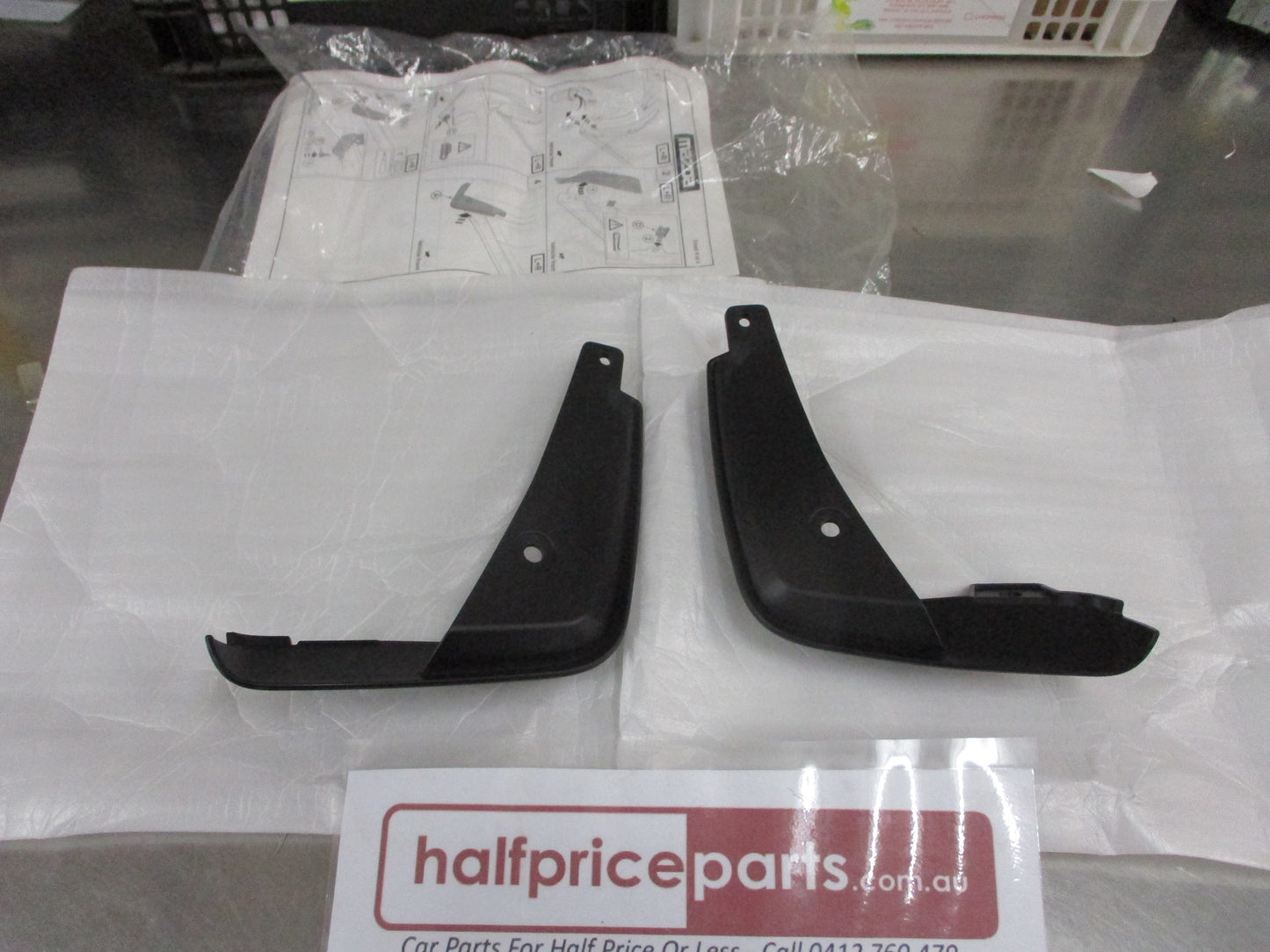 Mazda 3 BP Genuine Front Mud Flap Set (MUD FLAPS ONLY) New Part