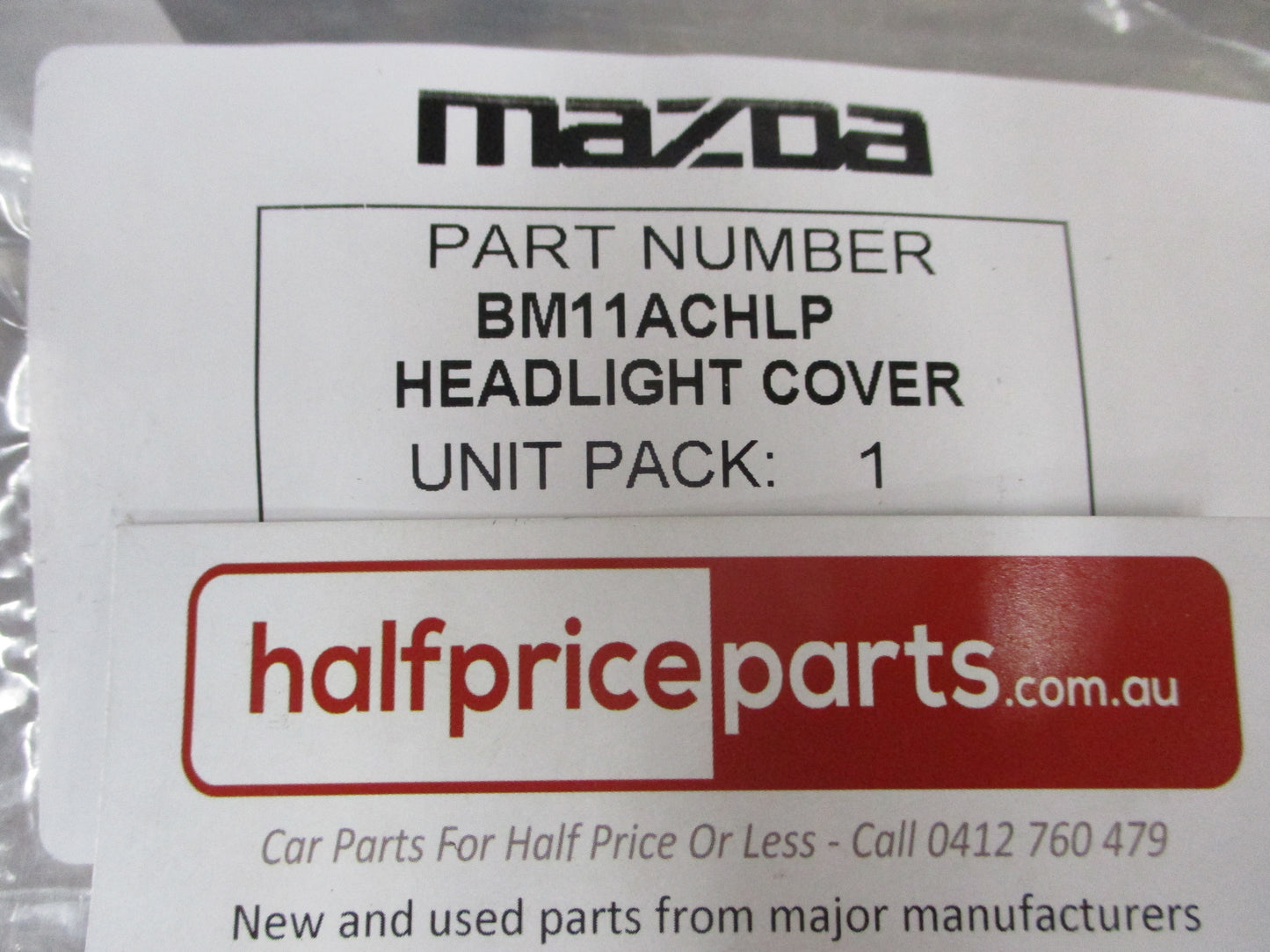 Mazda 3 BM Genuine Headlight Protector Kit New Part