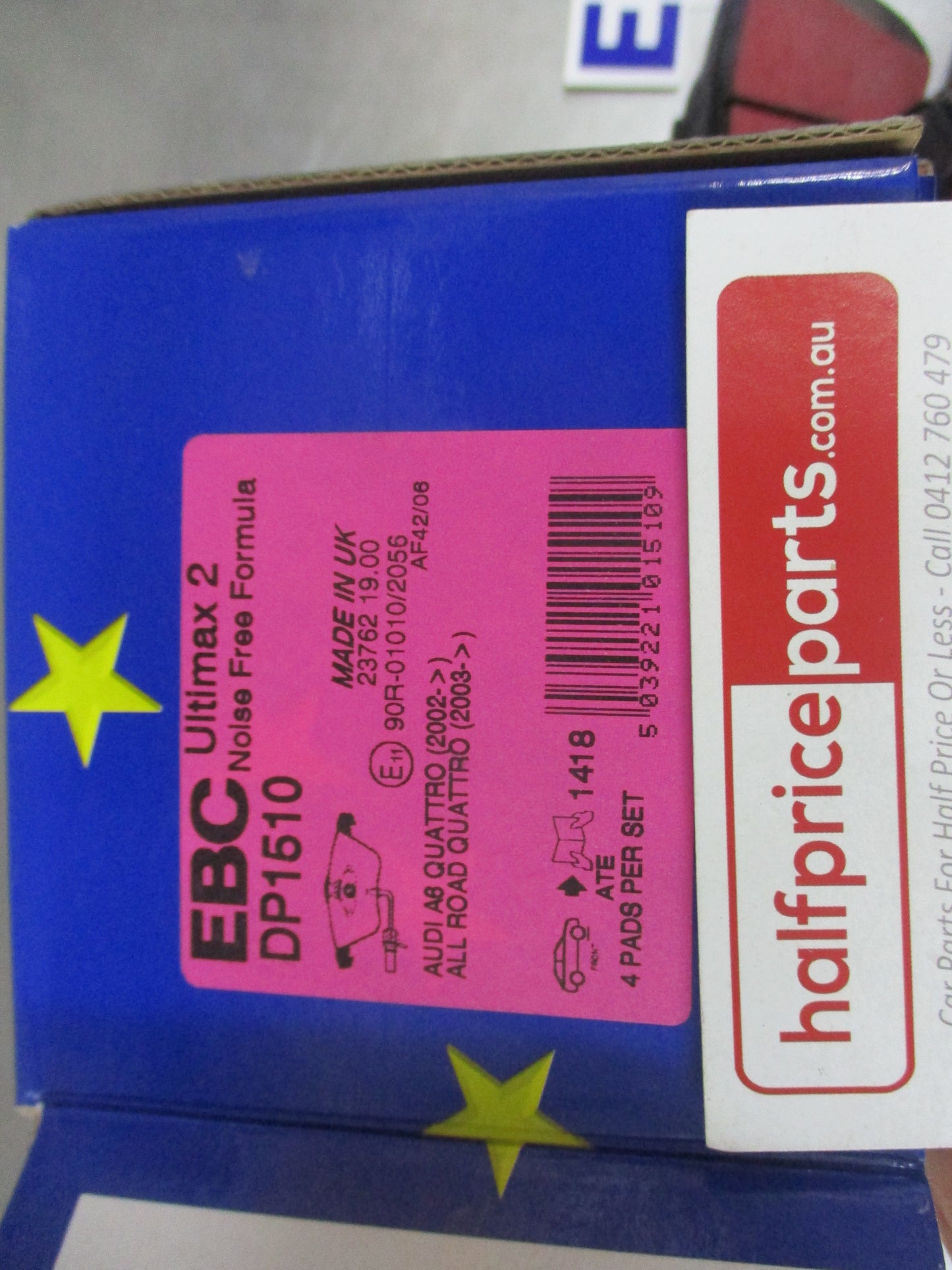 EBC Front Disc Brake Pad Set Suits Audi A6/Allcross C5 New Part
