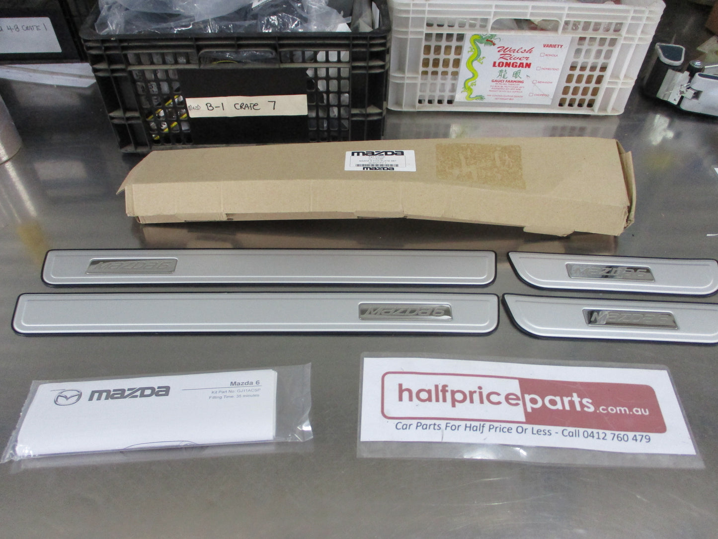 Mazda 6 GJ/GL Genuine Sill Scuff Plate Set Of 4 New Part