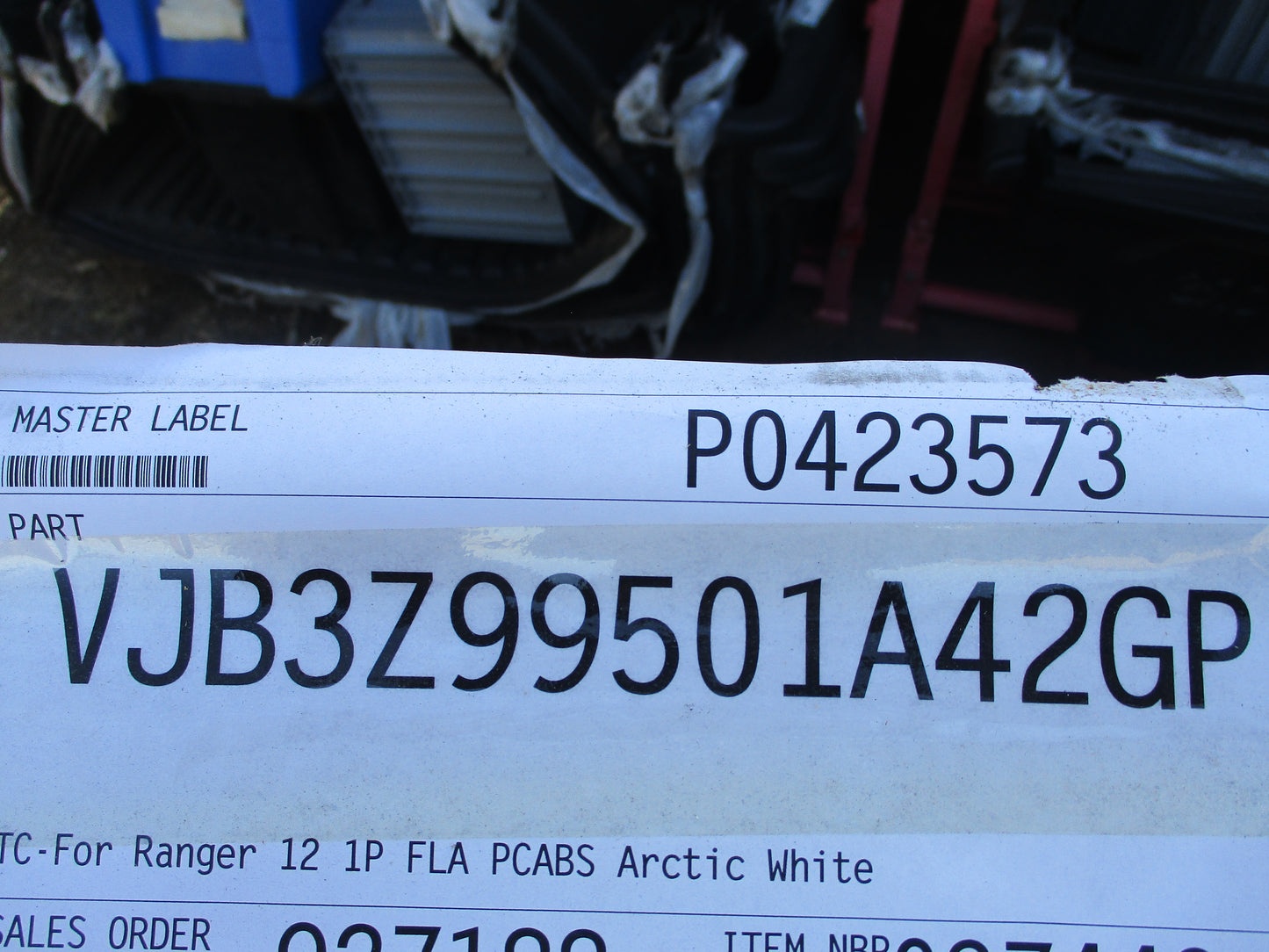 EGR 1 Piece Hard Lid (Arctic White) Suits Ford Ranger PX2 Dual Cab New Part