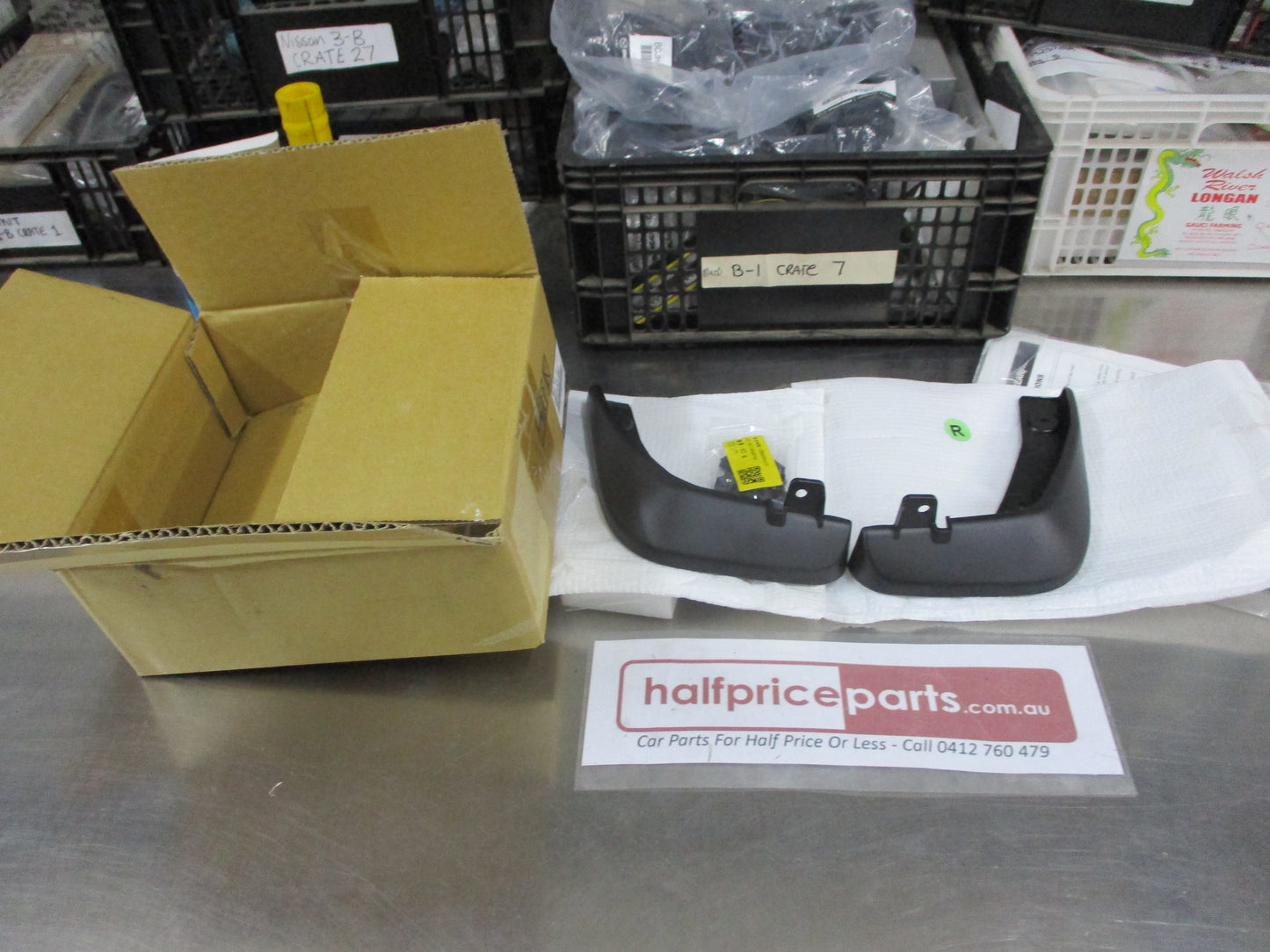 Mazda 6 Wagon Genuine Rear Mud Flap Set New Part