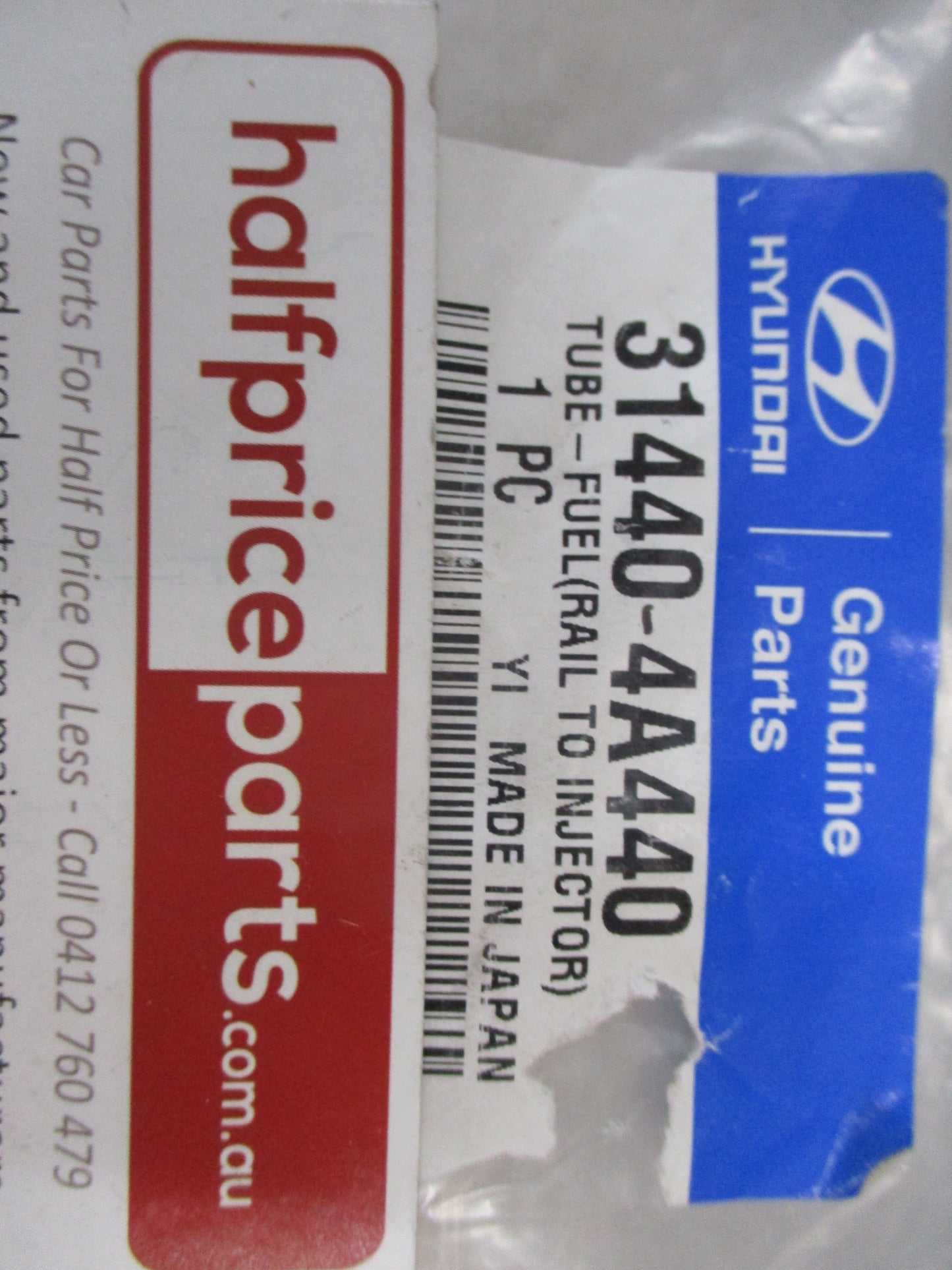 Hyundai iLoad/iMax Genuine Fuel Rail Tube Injector No.3 New Part